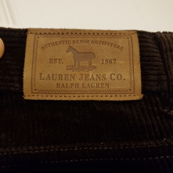 Lauren Jeans Co. Brown Corduroy Pants Size 4 - Picture 3 of 6